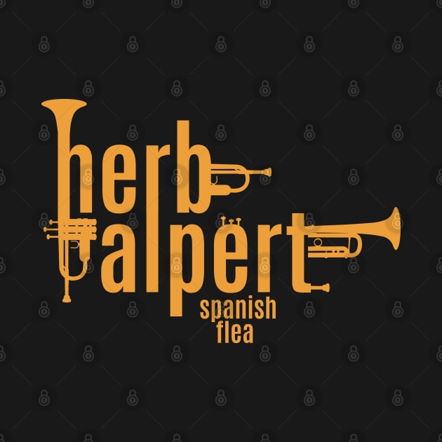 Groove to the Classics with Herb Alpert's Spanish Flea" T-Shirt by Boogosh