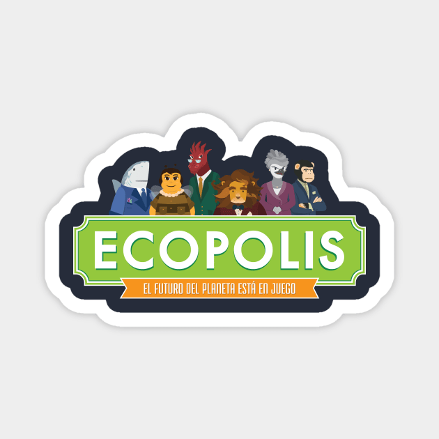 ECOPOLIS personajes 2020 Magnet by Habitat Games