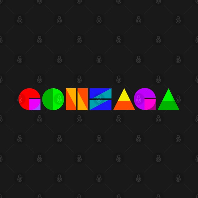 Colorful Gonzaga Geometric Design by MalmoDesigns