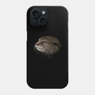 Awesome Pencil Artwork Otter Drawing Phone Case