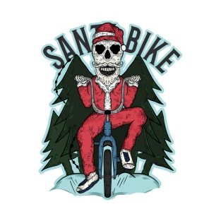 Santa cycling T-Shirt