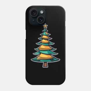 Christmas Tree Drawing Phone Case