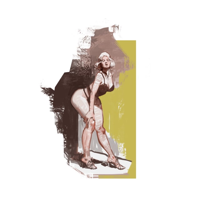 Pinup girl by Vlad Gheneli