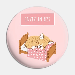 Sleepy Kitten Pin