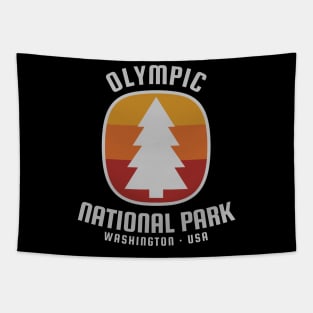 Olympic National Park Retro Tapestry