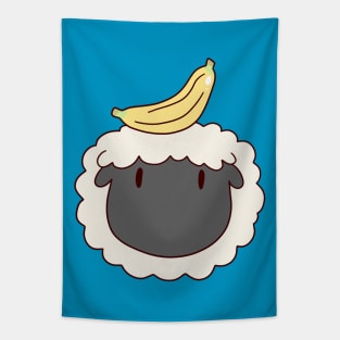 Banana Sheep Face Tapestry