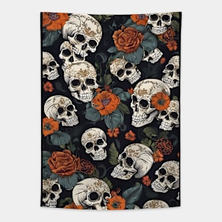 Cool Skull pattern Tapestry