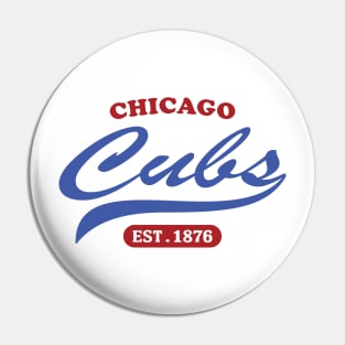 Chicago Cubs Classic Style Pin