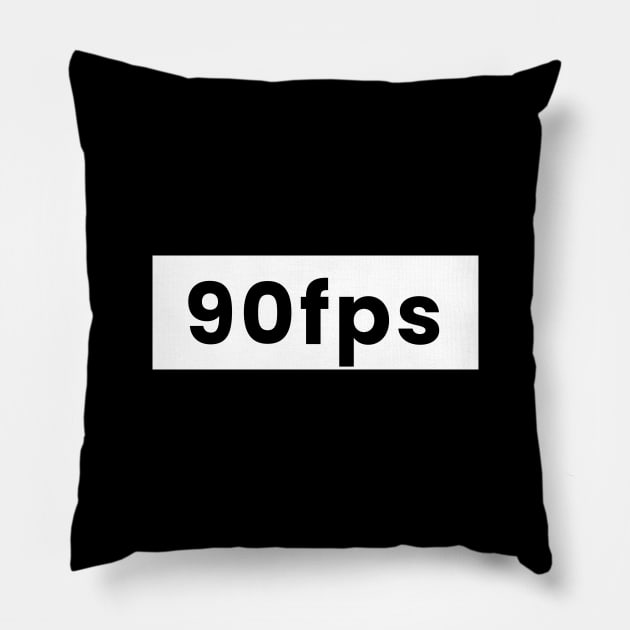 90 frames per second Pillow by wearmenimal