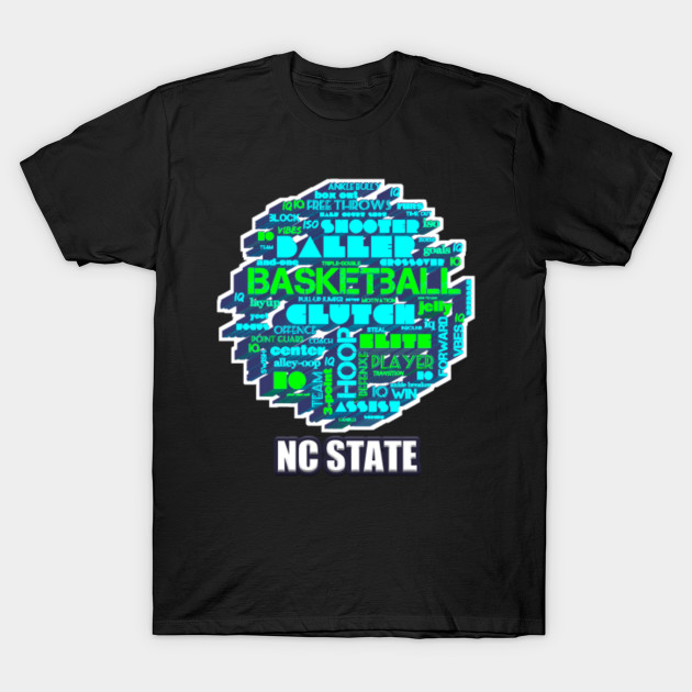 Nc State College Basketball Team City School Vintage Graphic