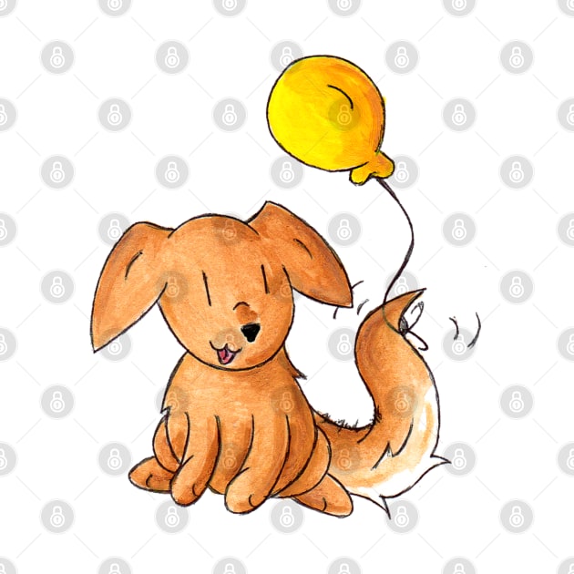Balloon Doggy by KristenOKeefeArt