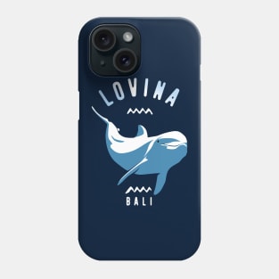 Swimming With Dolphins at Lovina, Bali - Scuba Diving Phone Case