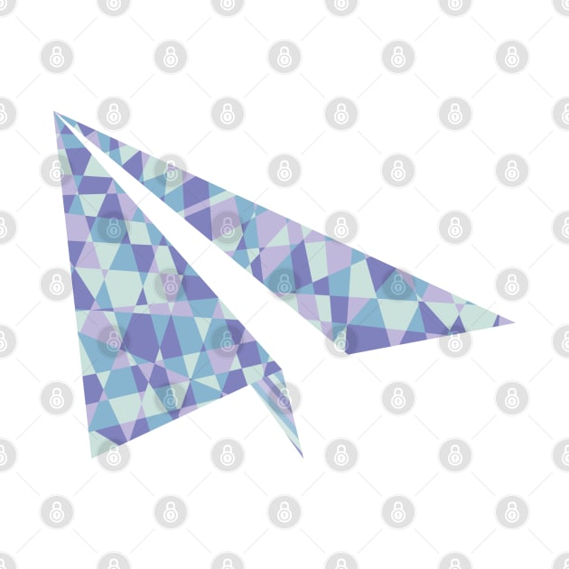 Geometric Polygon LowPoly Art Paper Plane by ElusiveIntro