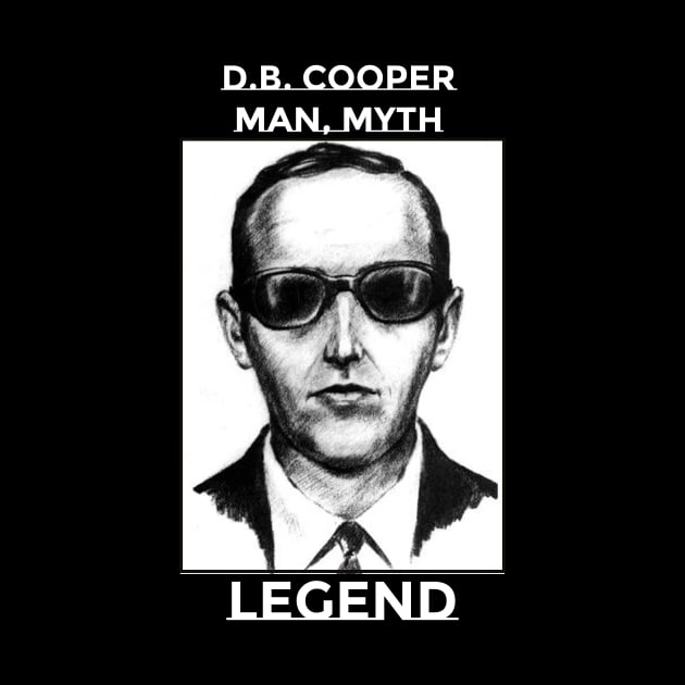 D.B. COOPER MAN MYTH LEGEND by j2artist