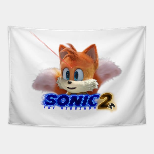 Sonic 2 Tails Laser Meme Tapestry by Mikey's Mad House