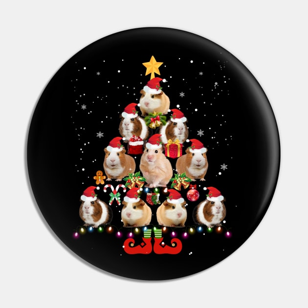 Funny Guinea Pig Christmas Tree Ornament Decor Gift Cute Pin by Oscar N Sims