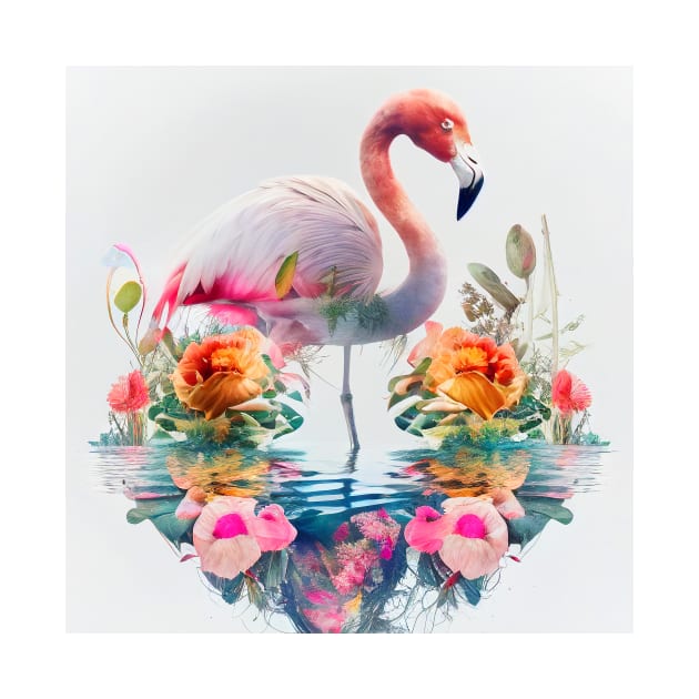 Flamingo Nature Outdoor Imagine Wild Free by Cubebox