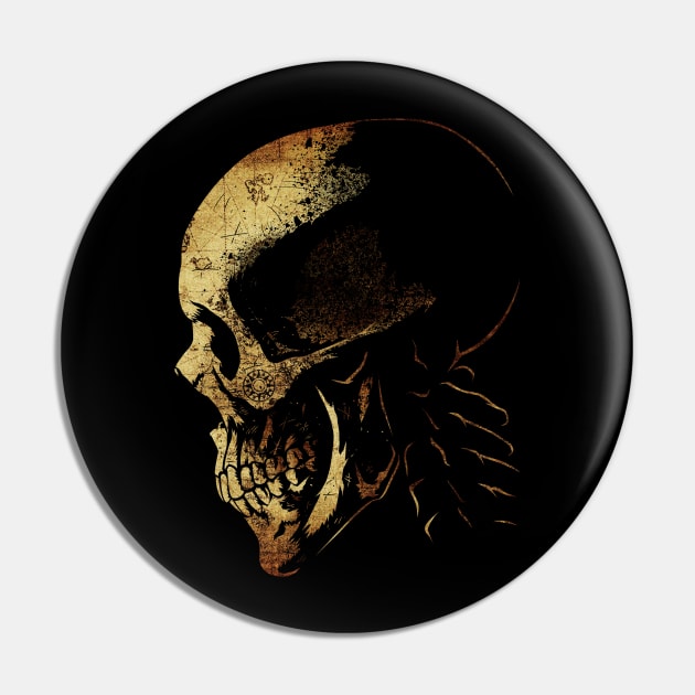 Skull Map Pin by albertocubatas