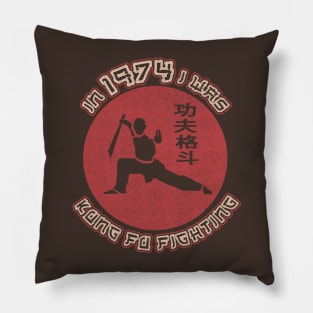 everybody was kung fu fighting Pillow