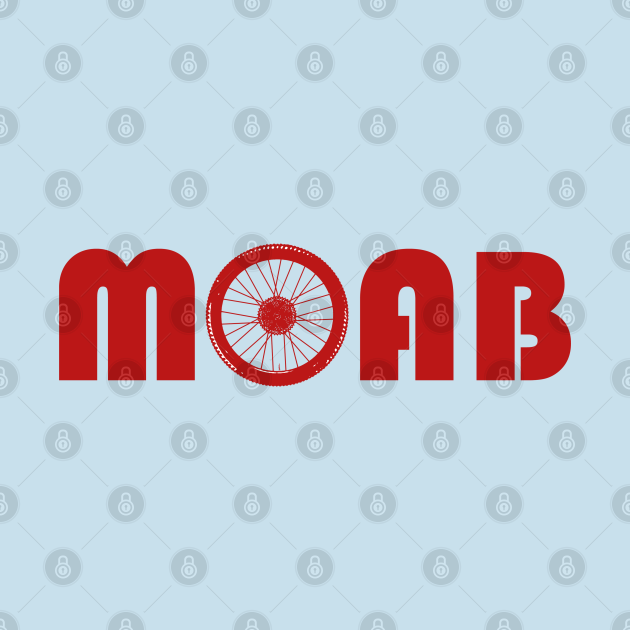 Discover Moab (Bike Wheel) - Mountain Bike - T-Shirt