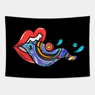 Tounge Love Galore Tapestry