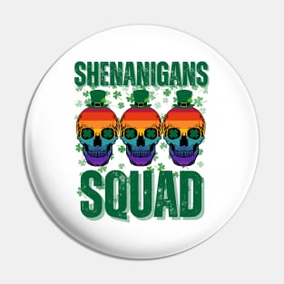 Shenanigans Squad - Vintage Skulls Pin