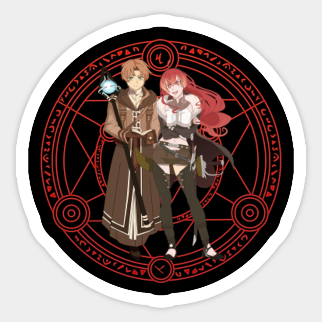 Mushoku Tensei Eris Mother Name Mushoku Tensei Isekai Ittara Honki Dasu Rudues Eris Magic Circle Mushoku Tensei Jobless Reincarnation Autocollant Teepublic Fr teepublic