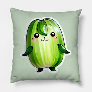 Petalito the Cucumber Cutie Pillow