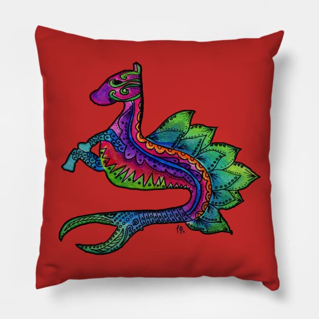 Seahorse, literally. Pillow by luciaquii