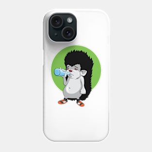 drunk hedgehog Phone Case