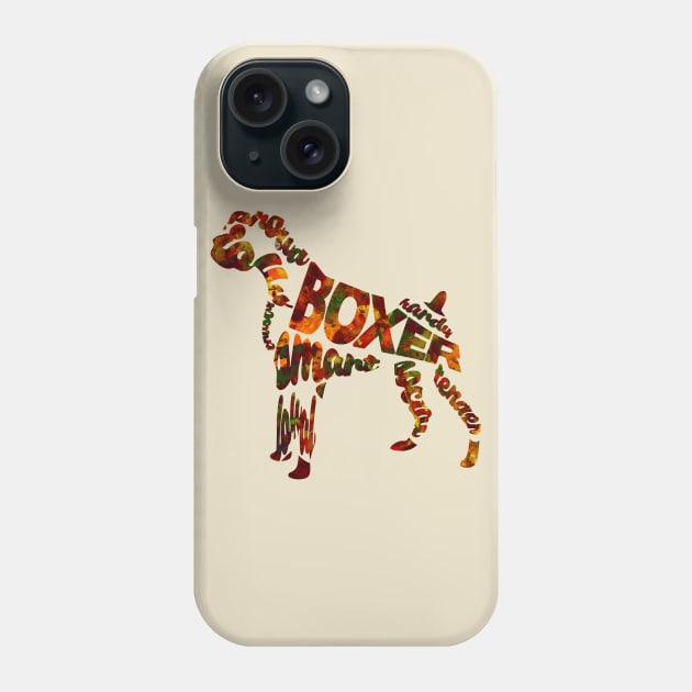 Boxer Phone Case by inspirowl