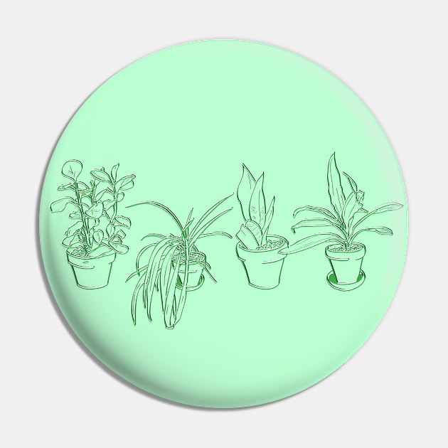 Sydney's Plants Pin by BRICHstudiosShop