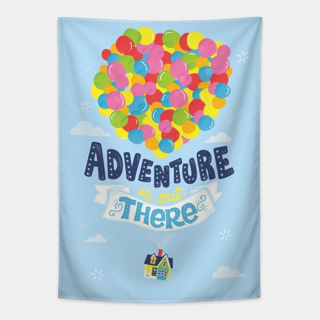 Adventure is out there Tapestry by risarodil