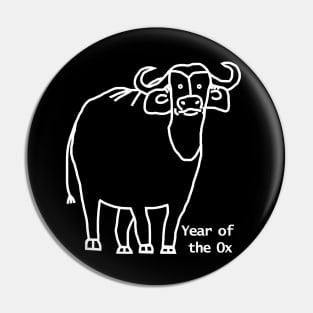 Year of the Ox Ghost Pin