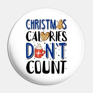 Ugly Christmas Sweatshirt. Christmas Calories Don't Count. Pin