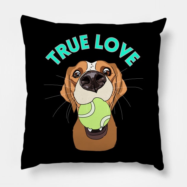 True love Pillow by Benjamin Customs