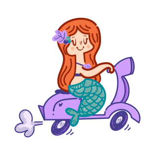 Scooter Mermaid T-Shirt