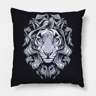 White King Lion Pillow