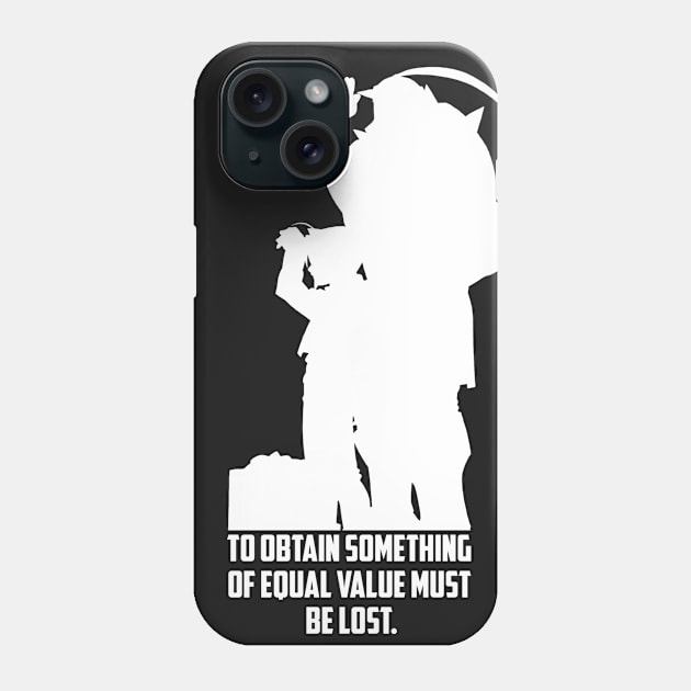 Edward and Aplhonse Elric FullMetal Alchemist Phone Case by SirTeealot