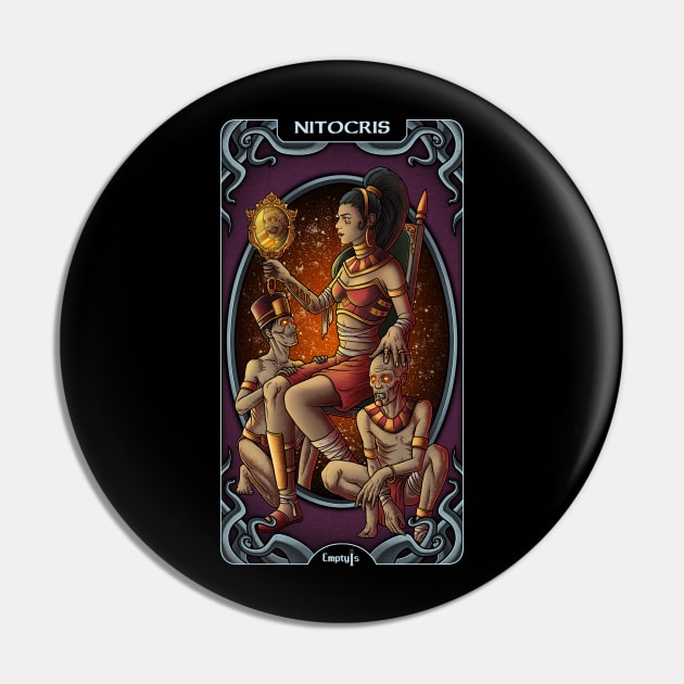 Lovecraft Tarot High Priestess Pin by EmptyIs