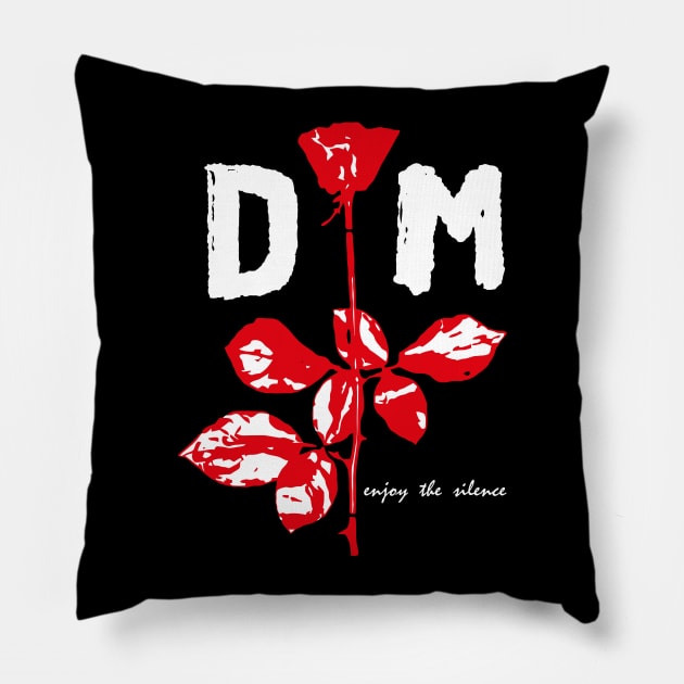 Devotee Rose - Red Pillow by GermanStreetwear