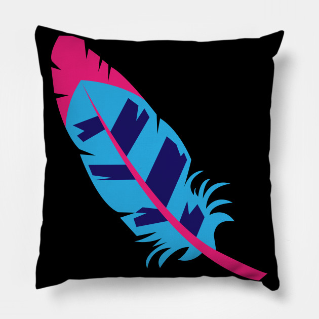 A feather flew into the sky