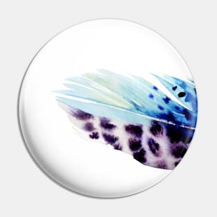 Boho Feathers Pattern Pin