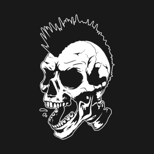 Punk Rock Skull Mohawk T-Shirt