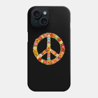 Flower Peace Sign Colorful Cool Phone Case