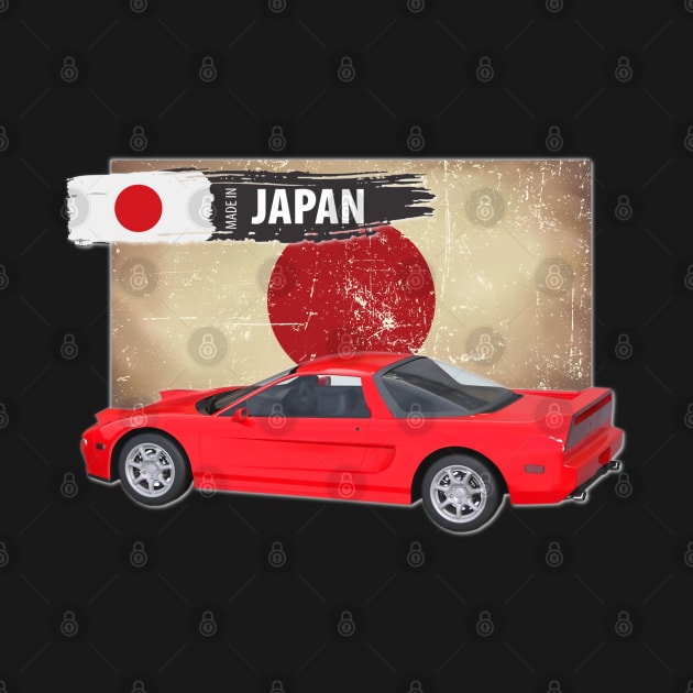 1994 Red Acura NSX 02 by Stickers Cars