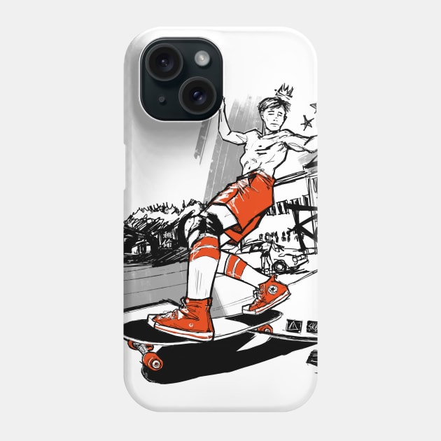 Skate Rider Phone Case by Habuza