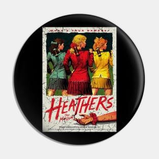 Distressed Heaters The Musical Style Pin