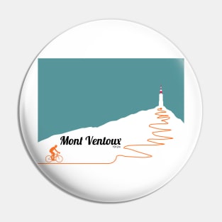 Mont Ventoux Cycling Artwork Pin