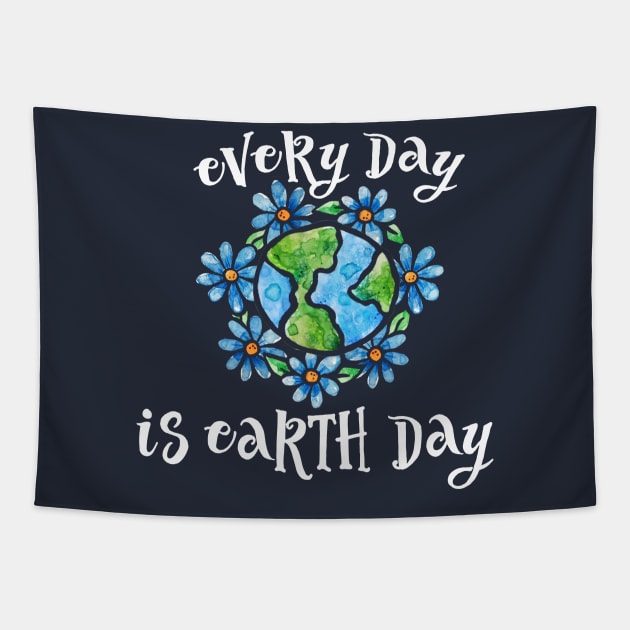 Every day is earth day Tapestry by bubbsnugg